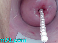 RefleXXX presents: Cervix fucking playing inserting a japanese vibrator