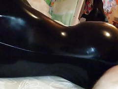 RefleXXX presents: Sex with my wife in black latex catsuit