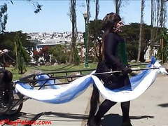 RefleXXX presents: Mistress alice and pony tindala - human pony cart! from petp