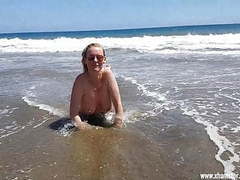 RefleXXX presents: The beach whore for everyone on gran canaria uncut