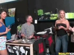 RefleXXX presents: Amateurs flash their sexy tits in group video