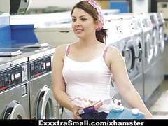 RefleXXX presents: Exxxtrasmall - petite teen fucked in laundromat