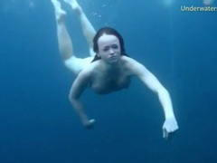 RefleXXX presents: Three ladies get naked swimming in the ocean