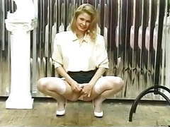 RefleXXX presents: Blonde spreads her legs to show off her pussy and ass
