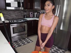 RefleXXX presents: Skinny latina maid sarah lace drops it all and gets fucked hard, HD POV, Couple, Hardcore, Miniskirt, Latina, MILF, Brunettes, Thong, Skinny, Small Tits, Blowjob, Cowgirl, Asshole