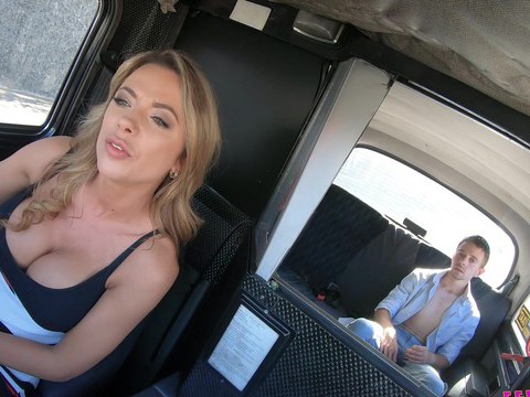 RefleXXX presents: Lucky passenger fucks wet pussy of horny taxi driver shalina devine
