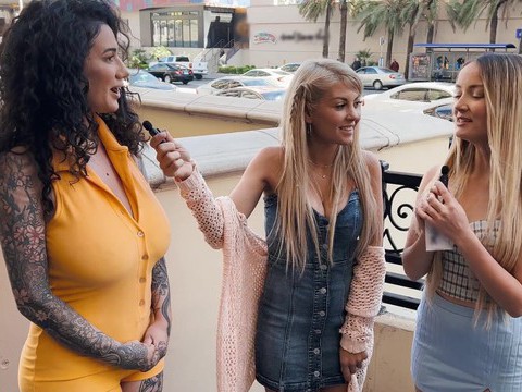 RefleXXX presents: Sexy arabelle raphael seduced two chicks to be pleasured by two babes