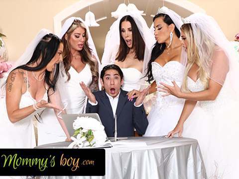 RefleXXX presents: Mommy's boy - furious milf brides reverse gangbang hung wedding planner for wedding planning mistake