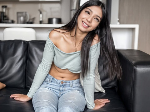 RefleXXX presents: Cute 18yo latina tight pussy banged at amateur modeling casting