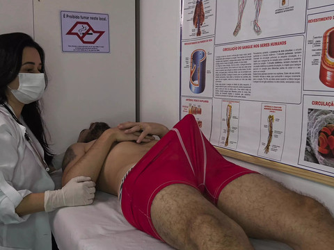 RefleXXX presents: Nurse gets excited by patient's erection