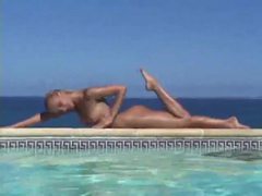 RefleXXX presents: Blonde strips from bikini and takes a dip