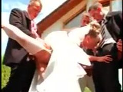 RefleXXX presents: Gangbang of a hot bride with pissing
