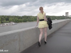 RefleXXX presents: Jeny smith public flasher shares great upskirt views on the streets