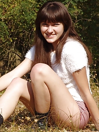 RefleXXX presents: Outdoor girl Juliya plays in the field