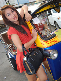 RefleXXX presents: Stunning Thai babe in heels getting drilled by white cock