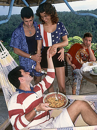 RefleXXX presents: April Summer Visits The Love Temple With Three Good Friends