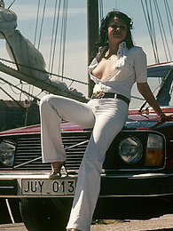 RefleXXX presents: Outdoor hot raunchy classic fuck in the car and on the car