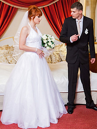 RefleXXX presents: Redhead Czech bride Lucy Bell getting double fucked on her wedding day