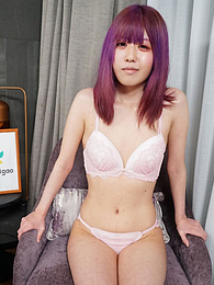 RefleXXX presents: Asian girl Shiori Fujimori displays her petite tiny tits and unveils her complete nakedness in a solo