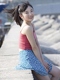 RefleXXX presents: Asian teen Chisaki Morito demonstrates her tiny tits and demonstrates her exposed body outdoors